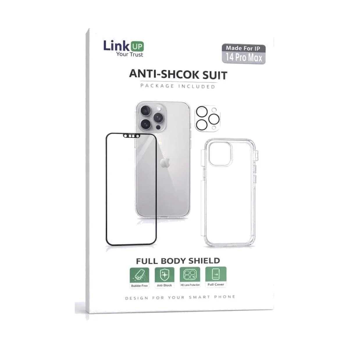 Link UP Full Protection Kit for iPhone 14 Pro Max